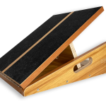 High quality wooden slant board (calf stretcher) with 5 adjustable angles, and portable