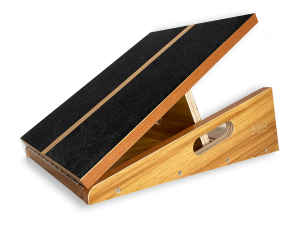 High quality wooden slant board (calf stretcher) with 5 adjustable angles, and portable