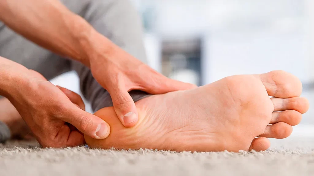Treat plantar fasciitis with a slant board or calf stretcher