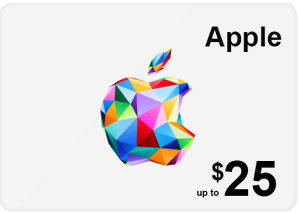 Apple Gift Card gift. Thank you for your purchase.