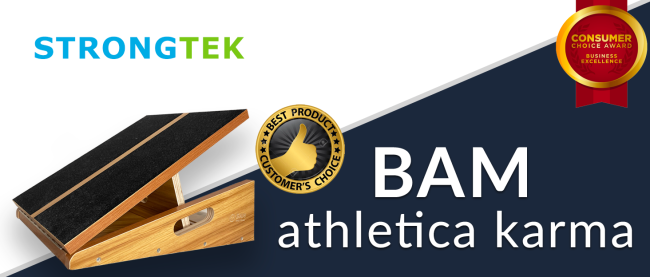 Banner-Strongtek-vs-BAM Consumer review: Strongtek slant board vs. BAM Athletica Karma slant board for calf stretching