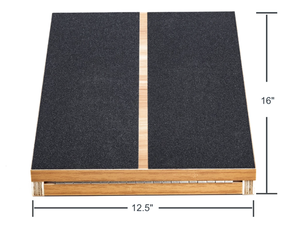 Strongtek wooden slant board surface with strong grip tape