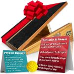 BAM premium adjustable slant board for calf stretching and squats | calf stretcher slant board and incline board for calf stretching